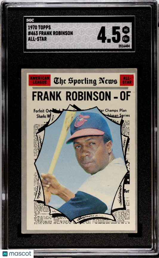 1970 Topps Frank Robinson #463 SGC 4.5