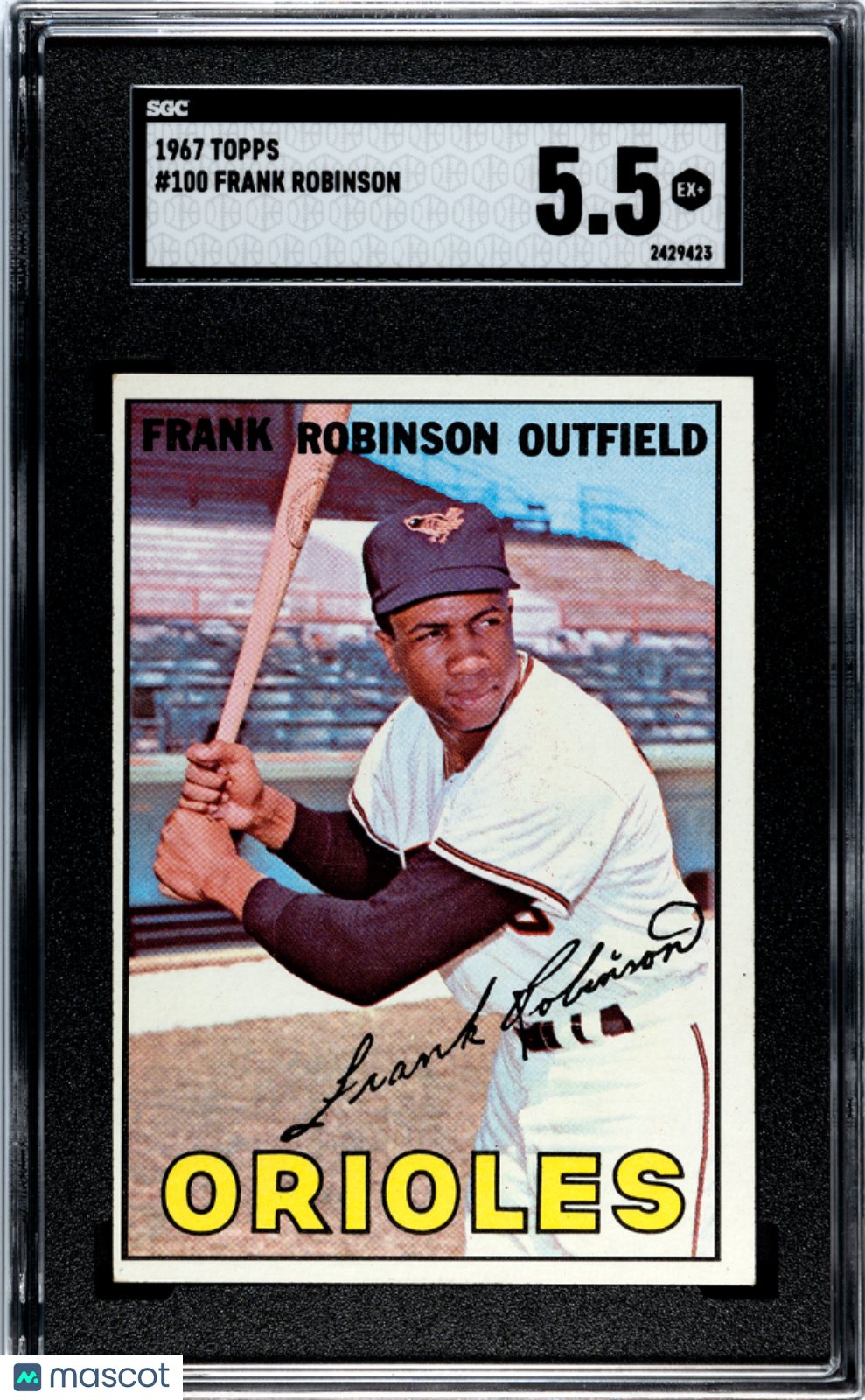 1967 Topps Frank Robinson #100 SGC 5.5